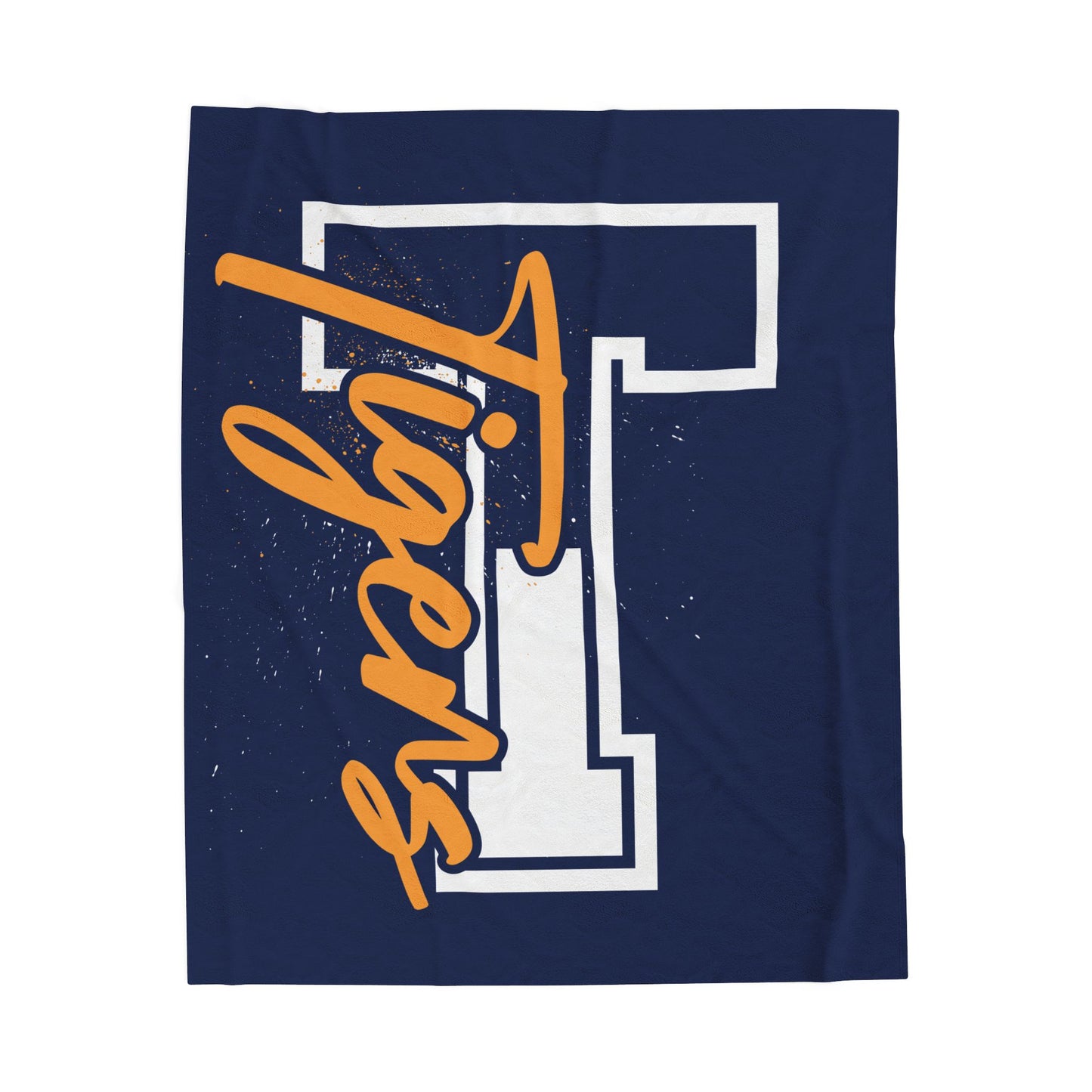 T is for Tigers Velveteen Plush Blanket