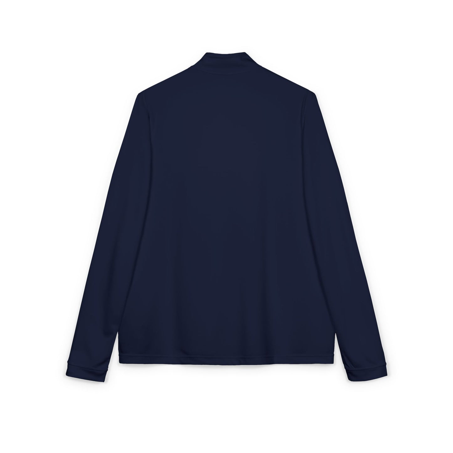 Embroidered Adidas Navy Quarter-Zip Pullover